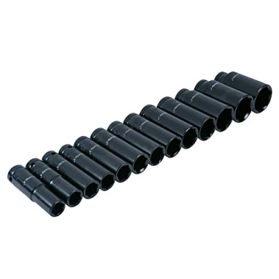 Image of Bluespot 01538 13 PCE 1/2&quot; Metric Deep Impact Sockets (13 32mm)