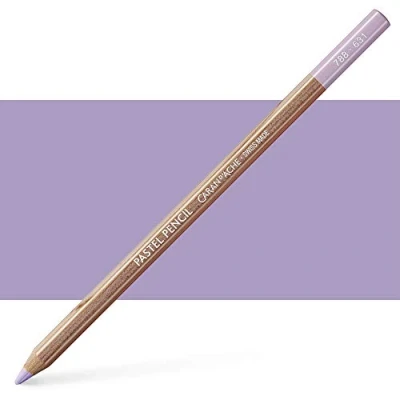 Image of Caran d&#039;Ache : Pastel Pencil Light Ultramar. Violet