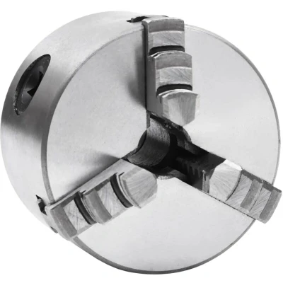 Image of vidaXL 3 Jaw Self Centering Lathe Chuck 80 mm Steel
