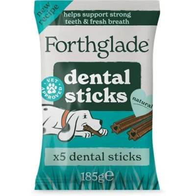 Image of Forthglade Natural Dog Dental Sticks Plant Based and Grain Free Chews 50 (10 x 170 g)