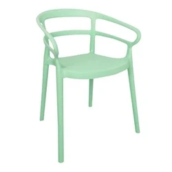 Image of Bolero Mateo Café Chairs Mint Green (2 pack)