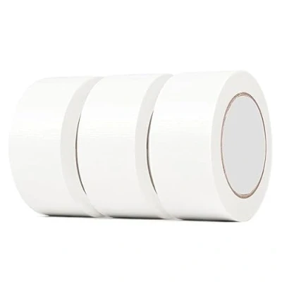 Image of TNCIAD PW White Duct Tape. 3 pack (48mm x 45m) 2&quot; Gaffer Tape, Tape Heavy Duty, Waterproof Outdoor Use, Gaff