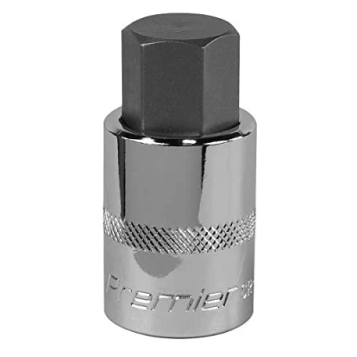 Image of Sealey Premier Hex Socket Bit 19mm 1/2&quot;Sq Drive