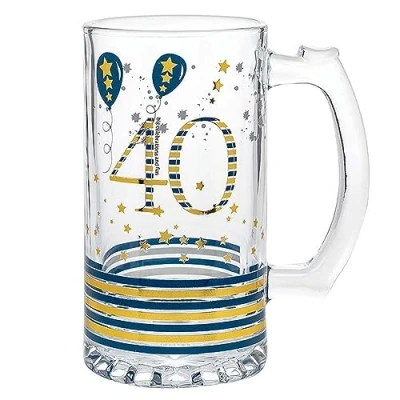 Image of Shudehill Giftware Rush Domino 40th Birthday Tankard JD 331853