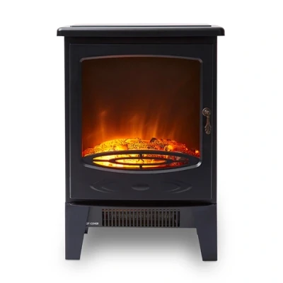 Image of Warmlite 1.85KW Jesmond Log Effect Fire Stove Black