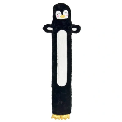 Image of Hodge &amp; Long Penguin Hot Water Bottle Wrap Black White Fleece Cover