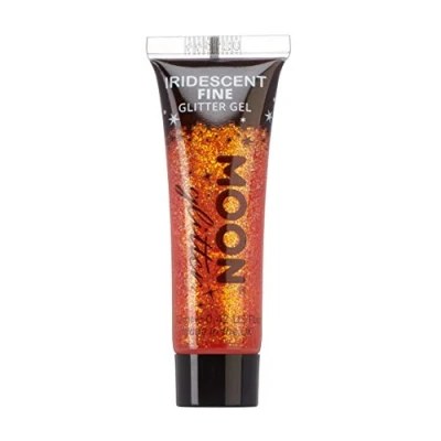 Image of Iridescent Fine Face &amp; Body Glitter Gel by Moon Cherry Cosmetic Festival Paint for Face, Body, Hair, Nails 12ml