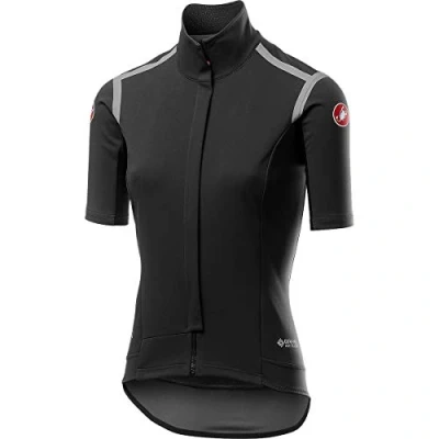 Image of CASTELLI 4519536 570 GABBA RoS W Women&#039;s Jacket Dark Steel Blue/Soft Pink XL