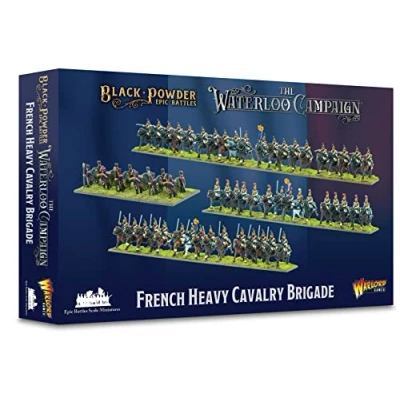 Image of French Heavy Cavalry Brigade Epic Scale Plastic Miniatures for Black Powder by Warlord Games Highly Detailed Napoleonic Era Table top Wargaming
