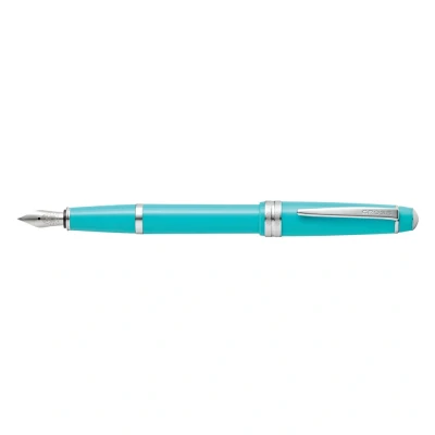 Image of CROSS Bailey Light Polished Teal Resin Fountain Pen INCL. Premium Gift Box Fine Nib