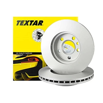 Image of 15837488, 20892949, 25804049, 96625948 Brake disc TEXTAR PRO+ 92165405 296mm 29mm 05/06 115mm internally vented Coated High carbon VAUXHALL: Antara