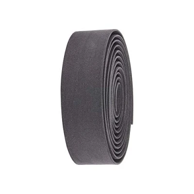 Image of BBB Cycling, RaceRibbon, Bike Handlebar Tape, Foam Grip, Gel Bar Road, Urban, MTB Bicycles, Non Slip, Includes Plugs, BHT 05, Black, One Size