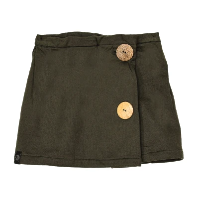 Image of Buff Womens Neck Gaiter With Buttons in light and breathable microfiber 61000 woman Khaki Cotton One Size
