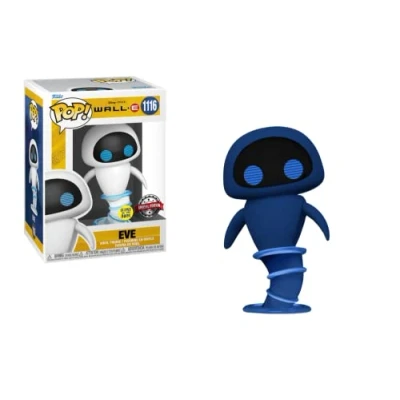 Image of Funko Pop! Disney: Wall E Eve Flying Glow In the Dark Collectable Vinyl Figure Gift Idea Official Merchandise Toys for Kids &amp; Adults Movies Fans Model Collectors