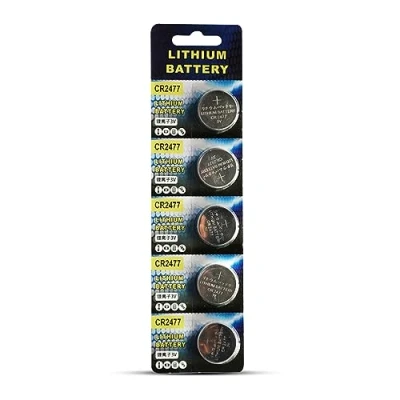 Image of MDHQ 5 Pieces 3V Button Cell Batteries CR2477 Lithium Coin Battery For Car Remotes Watches Digital Devices