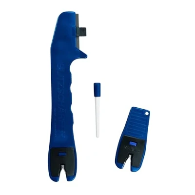 Image of BLITZSCHÄRFER Universal Knife Sharpener Set 3pcs. Professional Ceramic Kitchen Scissors