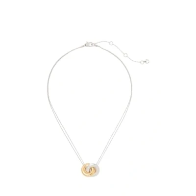 Image of Kate Spade New York Gold Knot Pavé Necklace