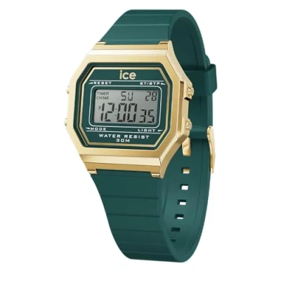 Image of ICE WATCH digit retro Verdigris Women&#039;s wristwatch with plastic strap 022069 (Small)