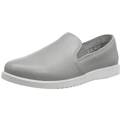 Image of Hush Puppies Women&#039;s Everyday Loafer Flat, Grey, 4 UK