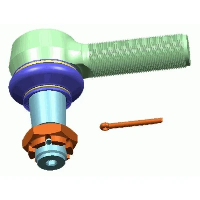 Image of 404P892H24 Track rod end LEMFÖRDER 12280 04 32mm with accessories