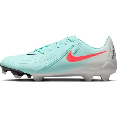 Image of Nike Performance Phantom GX II Academy FG/MG Moulded stud football boots, Men&#039;s, Size: 10, Mint/atomic red/off noir Synthetics