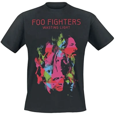 Image of Foo Fighters Men&#039;s Wasting Light T Shirt Black