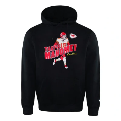 Image of Fanatics NFL Kansas City Chiefs Mens Hoodie Black Cotton Size Medium