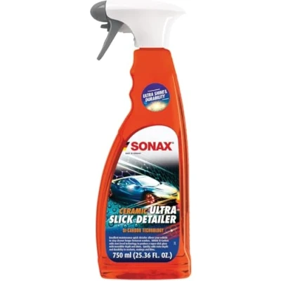 Image of SONAX Xtreme Ceramic QuickDetailer (750 ml) Super Fast Paint Seal with Technology for a Perfect Finish Ensures Extreme Smoothness of the Paint/Item No. 02684000