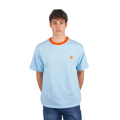 Image of Superb BeHappy SPRBCA 2204 Mens Oversized Short Sleeve T Shirt Red Cotton Size X Large