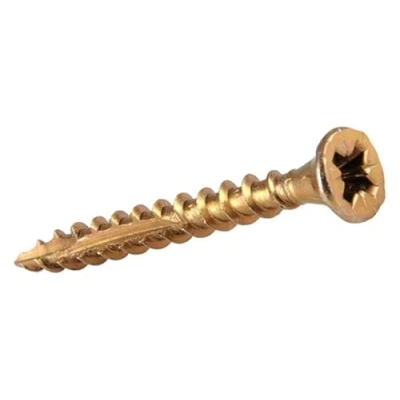 Image of Reisser 4.5 x 50mm Cutter Wood Screws Box of 200, Yellow