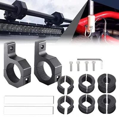 Image of SKUNTUGUANG 20MM 50MM Universal Work Light Tube Clamp Mounting Bracket Fog Bull Bar Bumper Lamp Holder for Off road Vehicles Car Truck Motorcycle