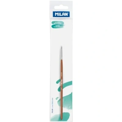 Image of MILAN Round School Brush, wood, nº 0