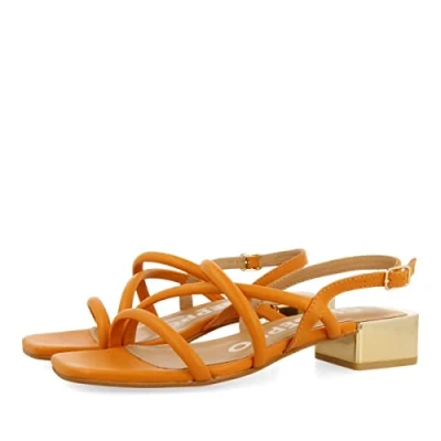 Image of GIOSEPPO Women&#039;s Caloocan Sandal, Orange, 4 UK