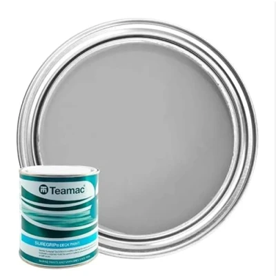 Image of Teamac 1 Litre Suregrip Anti Slip Deck Paint (Light Grey)