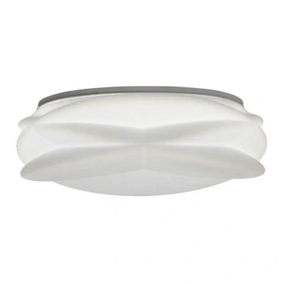Image of Lascas Flush Ceiling Light 54cm Round 55W LED 3000 6500K Tuneable, 3800lm, Remote ControlWhite