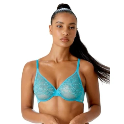Image of Gossard Glossies BRA Underwired bra, Women&#039;s, Size: 30B, Turquoise sea