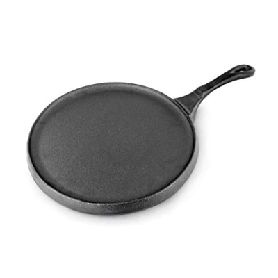 Image of Samuel Groves 9&quot; Round Cast Iron Sizzle Platter Pan