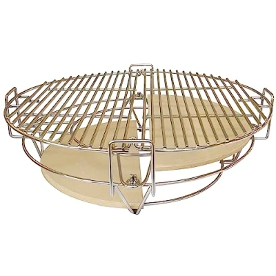 Image of Fresh Grills Divide and Conquer System for 21&quot; Mega Kamado BBQ Most Other Kamados 46cm x