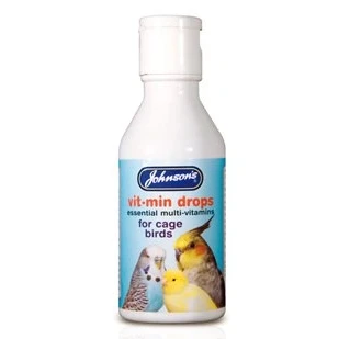 Image of Johnsons Vit Min Drops for Cage Birds 100ml