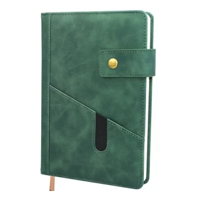 Image of HoyunLL A5 Notebook Journal Hardcover Executive Notebooks with Premium Thick Paper, College Lined Journal, 8.3&quot;x5.8&quot;,360 Page, Perfect for Office Home School Business Writing &amp; Note Taking (Green)