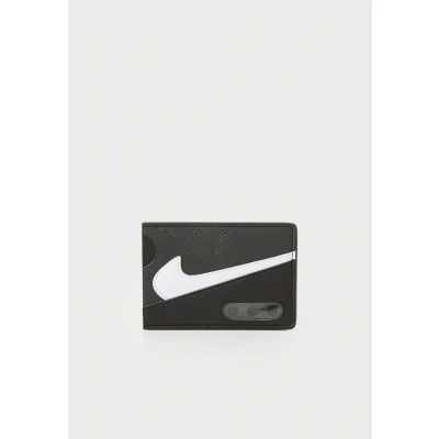 Image of Nike Sportswear ICON AIR MAX card Wallet Unisex Business holder, Size: One Size, Dark smokegrey/black/white