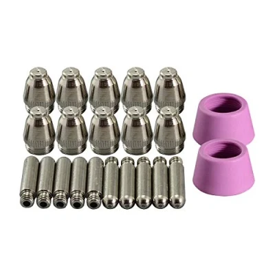 Image of RIVERWELD SG 55 AG 60 Plasma Cutting Consumables Electrodes Nozzles Tips 0.9mm 40Amp Kits 22pcs