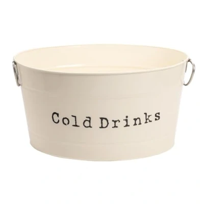 Image of Cream Vintage Drinks Bucket By Harbour Housewares