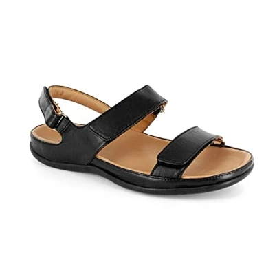 Image of Strive Womens Kona 17240A Black Leather Size UK 3