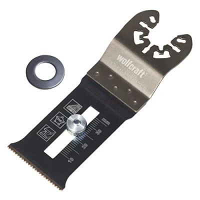 Image of wolfcraft BIM Pushcut Saw Blade with Depth Stop &quot;PRO&quot;, Universal Receptacle I 3840000