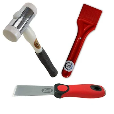 Image of Glazing Tool Kit Bundle Xpert Chisel, Paddle and Thor 710 Nylon Hammer