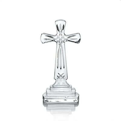 Image of MIKASA Celebrations Rejoice Glass Crystal Cross, 9 Inch