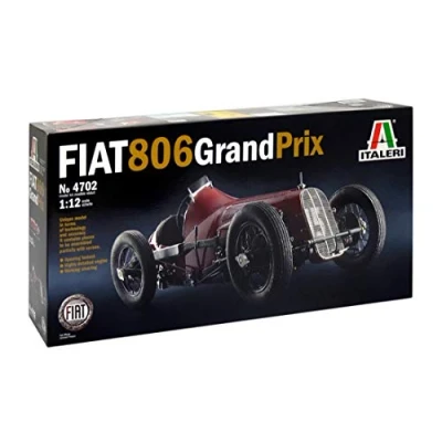 Image of Italeri ITA4702 FIAT 806 Grand Prix Vehicle Model kit, Unpainted, Mittel