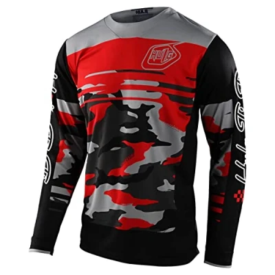 Image of Men&#039;s Cycling Jersey MTB Tops,MX Lightweight Materials,Breathable Material,Mountain Bike Long Sleeve Breathable Comfortable Soft Moisture Wicking (Color 27,XL)