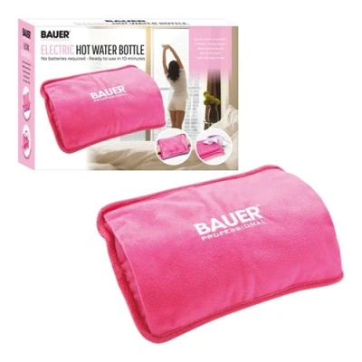 Image of Bauer Rechargeable Electric Hot Water Bottle Pink